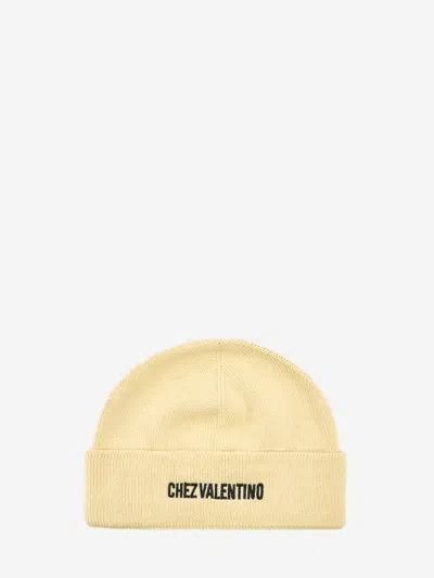 Valentino Garavani Chez Valentino Beanie In White