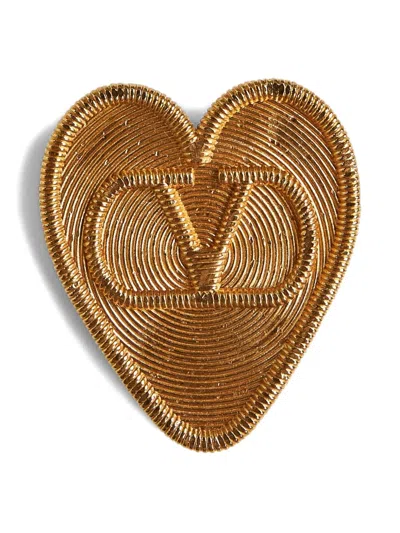 Valentino Garavani Bijoux Brooch In Gold