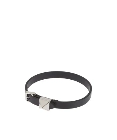 Valentino Garavani Valentino Bijoux Pyramid-stud Bracelet In Black