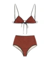 Valentino Bikini In Lycra Stampa Plus De Pois