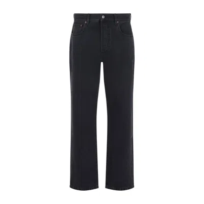 Valentino Black Cotton Denim 5 Pockets