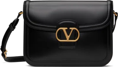 Valentino Garavani Black 9to5 Shoulder Bag In 0no Nero