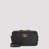 Valentino Garavani Alltime Leather Mini Crossbody Bag In Black