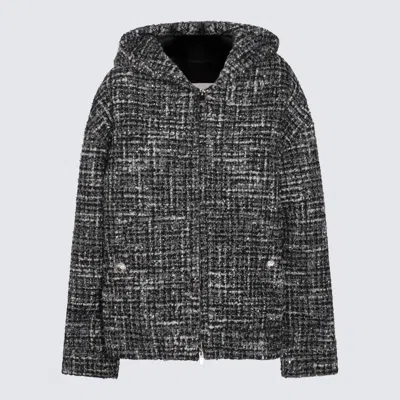Valentino Black And Grey Casual Jacket