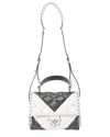 Valentino Black And White Leather Medium Candystud Top Handle Bag (authentic  Pre-loved) In Multi