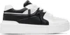 Valentino Garavani One Stud Xl Low-top Sneaker In Nappa Leather And Jacquard Toile Iconographe Techn In White