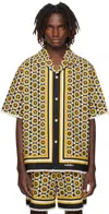 Valentino Bowling Shirt With Bulles Royales Print In Black