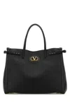Valentino Black Antibes Tote Bag In Black