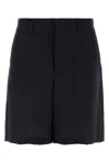 Valentino Textured Patterned Trousers With Side And Back Pockets In Black