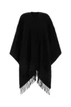 Valentino Toile Iconographe Poncho In Nero