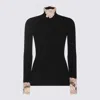 Valentino Garavani Cashmere Sweater Sweaters And Cardigans Black In Black
