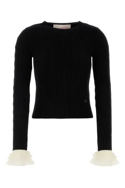VALENTINO BLACK CASHMERE SWEATER
