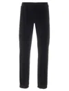 Valentino Black Chenille Jogger Trousers Black