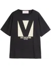 Valentino Cotton Crew Neck T-shirt Drop Shoulder
