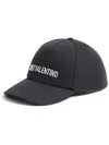 Valentino Chez  Cotton Baseball Cap With Embroidery In Black