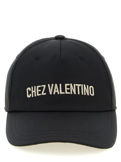 Valentino Garavani Chez Valentino Baseball Hat In Black