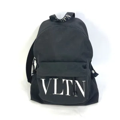 Pre-owned Valentino Garavani Valentino Black Cloth Backpack ()