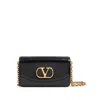 Valentino Small Clutch Gold-tone Hardware In Black