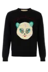 Valentino Garavani Sweater With Le Chat De La Maison Patch In Black