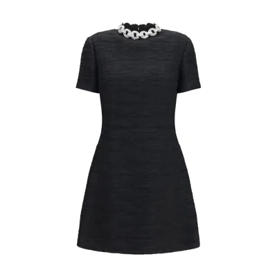 Valentino Black Cotton Casual Dress