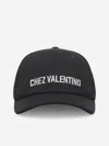 Valentino Cotton Baseball Cap With Embroidery