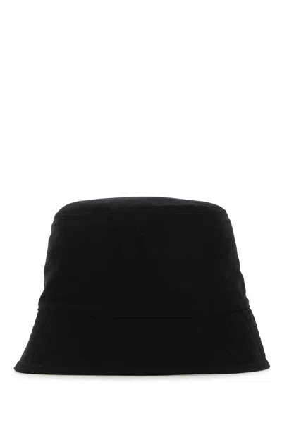 Valentino Garavani Black Polyester Hat In 0no