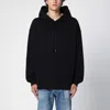Valentino Embellished Hooded Sweatshirt With Drawstring And Pouch Pocket In Black