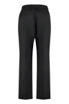 VALENTINO VALENTINO GARAVANI BLACK COTTON PANTS