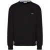 Valentino Felpa Girocollo In Cotone Con Logo Frontale