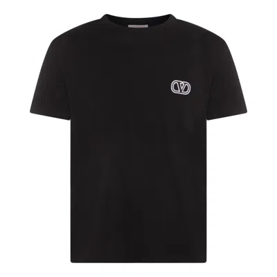 Valentino Black Cotton T-shirt