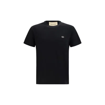 VALENTINO BLACK COTTON T-SHIRT