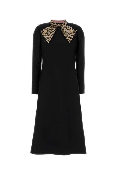 Valentino Black Crepe Dress