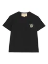 Valentino Garavani Men `vltn` Print Regular T-shirt In Black