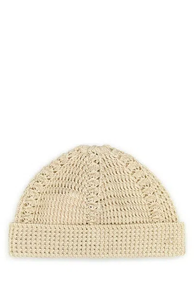 Valentino Garavani Black Crochet Beanie