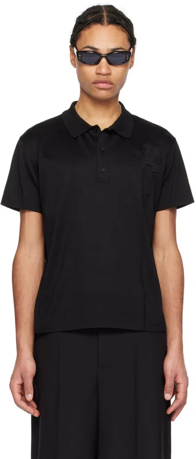 Valentino Polo Shirt In Black