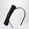 Valentino Vlogo Signature Bow Detailed Headband In Black