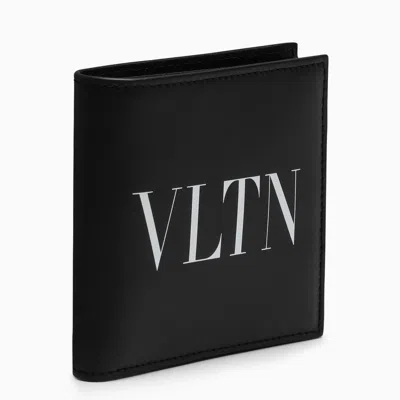Valentino Garavani Black Horizontal Wallet For Men