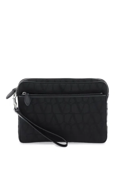 Valentino Garavani Black Iconographe Pouch