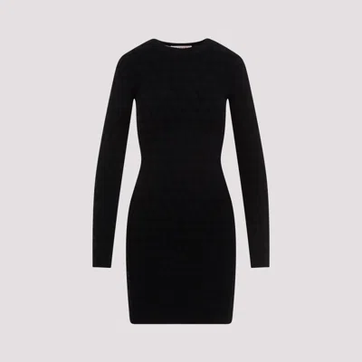 Valentino Knit Dress In Black