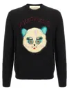 Valentino Garavani Sweater With Le Chat De La Maison Patch In Black