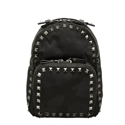 Pre-owned Valentino Garavani Valentino Black Leather Backpack ()