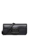 Valentino Vlogo Shoulder Bag In Black