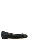 Valentino Garavani Quiltie Ballerina 67 In Quilted Nappa Leather Woman Black 37 In Black