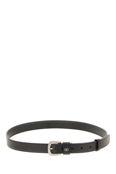 Valentino Garavani "vlogo Signature" Belt In Black