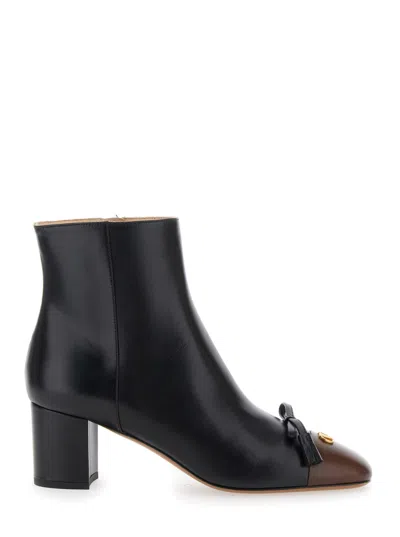 Valentino Garavani Black Leather Boots