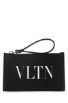 Valentino Black Leather Card Holder