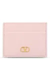 Valentino Black Leather Card Holder