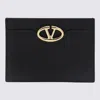 Valentino Vlogo The Bold Black Card Holder In Black