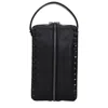 Valentino Black Leather Clutch Bag In Black
