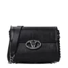 Valentino Black Leather Crossbody Bag